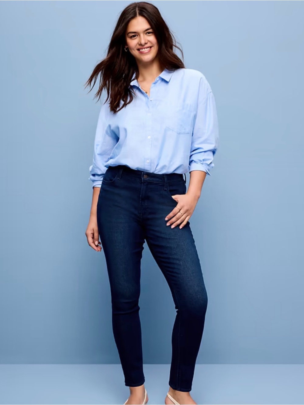 Old Navy High-Waisted Wow Super-Skinny Jeans size 20 Long